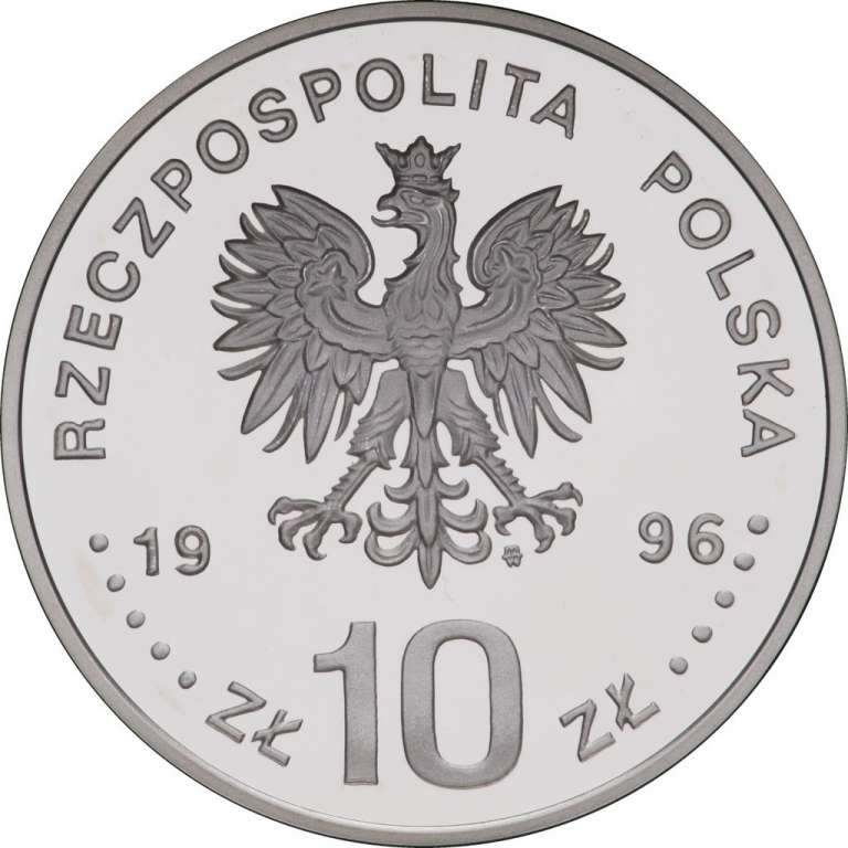 (1996) Монета Польша 1996 год 10 злотых &quot;Протесты в Познани. 40 лет&quot;  Серебро Ag 925  PROOF